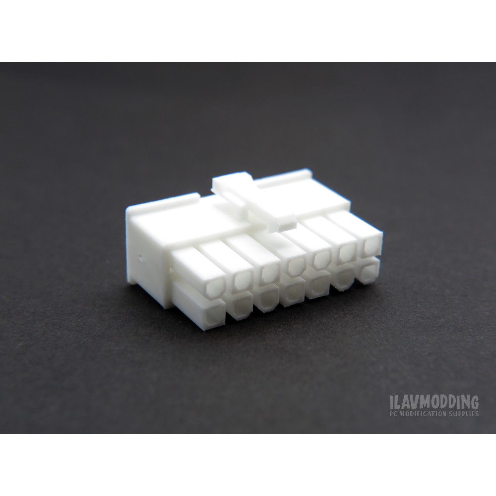 Modular Pin ATX 14 pin Modular Connector Female WHITE | ILavModding